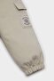 Elastic Waist Cargo Pocket Gabardine Trousers for Baby Boy E2010A525Sp - 4