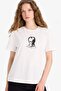 100% Cotton Regular Fit Ataturk Printed T-Shirt F6032Ax25Sm - 3