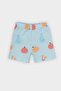 100% Cotton Fruit Patterned Elastic Waist Pajama Set for Baby Girl E9604A525Sm - 2