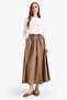 A-Line Elastic Waist Poplin Maxi Hijab Skirt E7453Ax25Sm - 3