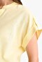 100% Cotton Regular Fit Apaş Collar Flared Shirt E9435Ax25Sm - 5