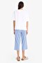 Pajama Set Regular Fit Short Sleeve Printed Top Elastic Waist Capri Bottom-Fall in Love F1959Ax25Sp - 6