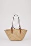 Women's Straw Shoulder Bag E1419Axns - 6