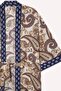 Regular Fit Belted Ethnic Patterned Cotton Kimono D0456Ax25Sp - 4