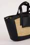 Women's Straw Shoulder Bag E1402Axns - 3