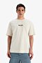100% Cotton One Piece Boxy Fit Crew Neck Back Printed Short Sleeve T-Shirt E0714Ax25Sm - 4