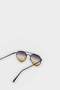 Women's Metal Frame Gradient Glass Pilot Uv Sunglasses F0600Axns - 5