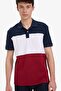 100% Cotton Regular Fit Polo Neck Color Block Short Sleeve T-Shirt D7940Ax25Sp