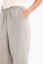 100% Cotton Tapered Fit High Waist Long Length Muslin Trousers E6412Ax25Sp - 5