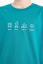 Crew Neck Printed Short Sleeve T-Shirt Boys' F2571A825Sm - 5