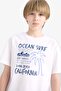100% Cotton Crew Neck Printed Short Sleeve T-Shirt for Boys E6315A825Hs - 2