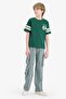 Nba Milwaukee Bucks Crew Neck Short Sleeve T-Shirt for Boy's E4842A825Sm - 2