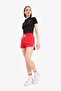 100% Cotton Elastic Waist Lace-Up Shorts A6224Ax25Sm - 2