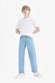 Straight Fit Straight Leg Jean Trousers for Boys D9012A825Sm - 3