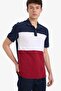100% Cotton Regular Fit Polo Neck Color Block Short Sleeve T-Shirt D7940Ax25Sp - 3