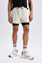 Slim Fit Tight-Fitting Sportsman's Tights Shorts E2759Ax25Sm - 7