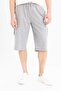 Slim Fit Slim Fit Cargo Pocket Basic Plain Capri Shorts T4693Az25Sm - 5