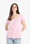 100% Cotton Basic Plain T-Shirt K1508Az25Sm - 3