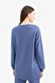 Regular Fit Crew Neck Basic Plain Sweatshirt Tunic D4598Ax25Sp - 5