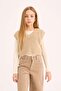 V-Neck Knitwear Sweater for Girls D9213A825Sp - 4