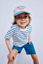 Crew Neck Striped Short Sleeve T-Shirt Baby Boy E6740A525Sm