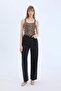 Slim Fit Leopard Patterned Round Neck Ribbed Camisole Undershirt D4548Ax25Sp - 2