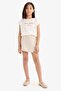 2-Piece Set Printed Short Sleeve T-Shirt Shorts Skirt Girls E1260A825Sm