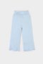 2-Piece Set Floral Muslin Long Sleeve Blouse Elastic Waist Wide Loose Leg Pants Baby Girl E5708A525S - 2