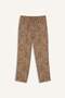 Carrot Fit Leopard Print Modal Fabric Pants Double Pockets High Waist Straight Leg E6360Ax25Sp - 3