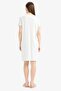 Crew Neck Corded Fabric Ribbed Knit Short Sleeve Nightgown E9198Ax25Sp - 8