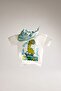 Crew Neck Dinosaur Printed Short Sleeve T-Shirt Baby Boy E5982A525Sm - 5