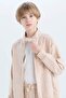 100% Cotton College Collar Bomber Jacket for Boys D7719A825Sp - 3