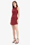 Bodycon Body-Hugging Crew Neck Bengaline Sleeveless Mini Dress E3975Ax25Sp - 3