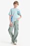 Dark Green Boy's Jean Trousers D7088A8/Nm41 - 3