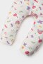2Li Rompers Rainbow Printed Waffle Long Sleeve Romper Hair Band Baby Girl Newborn E2379A525Sp - 3