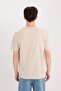 100% Cotton Regular Fit Crew Neck Printed Short Sleeve T-Shirt D6204Ax25Sp - 6