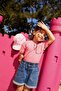 Paperbag Jean Shorts Baby Girl E0425A525Sm