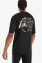 Nba Los Angeles Lakers Boxy Fit Crew Neck Back Printed Short Sleeve T-Shirt E0348Ax25Sp - 4