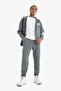 Nba Wordmark Thick Jogger Sweatpants Standard Fit Waist Lace-Up with Pockets D8618Ax25Sp
