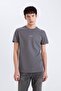 100% Cotton Slim Fit Slim Fit Crew Neck Printed Short Sleeve T-Shirt D5565Ax25Sp