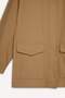 100% Cotton Regular Fit Contrast Collar Pocketed Seasonal Jacket Coat E6286Ax25Sp - 8