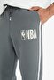 Nba Wordmark Thick Jogger Sweatpants Standard Fit Waist Lace-Up with Pockets D8618Ax25Sp - 6