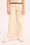 Wide Leg Cotton Trousers for Girls D7098A825Sm - 4