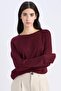 Regular Fit Crew Neck Basic Plain Black Knitwear Sweater D6281Ax25Sp