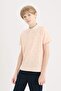 100% Cotton Hakim Collar Pique Short Sleeve T-Shirt for Boys B5938A825Sm - 3