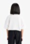 Crew Neck Printed Short Sleeve T-Shirt Girls E1880A825Sm - 7