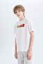 100% Cotton Dragon Ball Crew Neck Back Printed Short Sleeve T-Shirt for Boys E3120A825Sm - 4