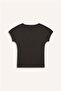 Slim Fit Crew Neck Basic Ribbed Short Sleeve T-Shirt Girls B3053A825Sm - 8