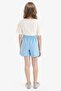 Gabardine Pleated Short Skirt Girls' E2648A825Sm - 4