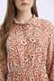 Shirt Collar Pattern Long Sleeve Maxi Dress E5248Ax25Sp - 4